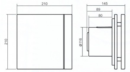 Вентилятор Silent-200 CZ Design 3C виробництва фірми Soler&Palau,  розроблен. . фото 3