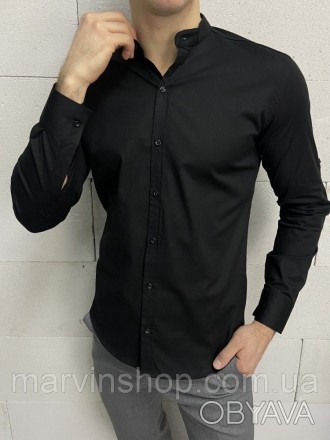 
Описание:
Крутая однотонная рубашка чёрного цвета
Стильно смотрится
Хороший кро. . фото 1