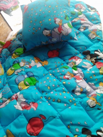 Качественное , детское одеяло , наполнитель холлофайбер ,ткань микроволокно , пр. . фото 10