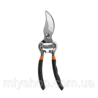 Секатор эргономический 8,5", CARBON-STEEL, KT-RG1008. Лубны. фото 1 Секатор эргономический 8,5", CARBON-STEEL, KT-RG1008. Лубны. фото 1