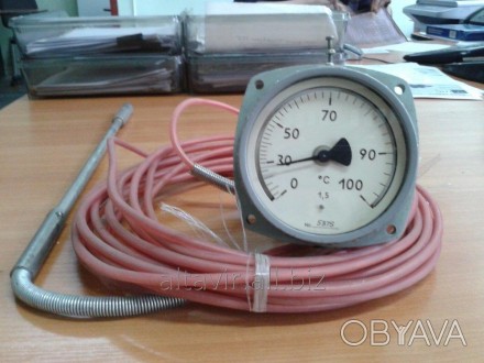 Типи термометрів ТКП-100:
- ТКП-100-М1 термометр показує конденсаційний;
- ТКП-1. . фото 1