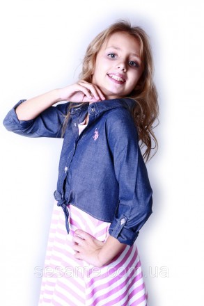 Детский сарафан и рубашка pink, US. POLO ASSN.
Ткань : трикотаж, коттон
Размеры:. . фото 5