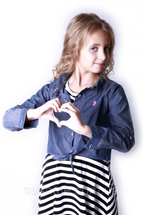 Детский сарафан и рубашка black, US. POLO ASSN.
Ткань : трикотаж, коттон
Размеры. . фото 3