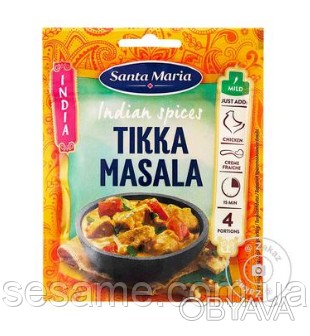 Смесь индийская Tikka Masala Santa Maria 35г
Пищевые свойства, 100г
	
	Калорийно. . фото 1