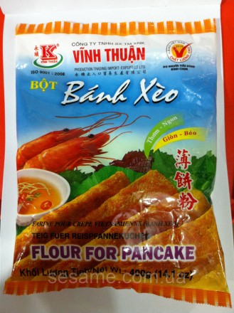 Готова суміш для панування, борошно для млинців Vinh Thuan Banh Xeo 400 грам (В'єтнам). Харків. фото 1 Готова суміш для панування, борошно для млинців Vinh Thuan Banh Xeo 400 грам (В'єтнам). Харків. фото 1