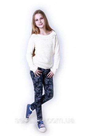 Детский теплый свитер молочный с бантиком для девочки, 0177
Замеры:
Размер: 14 (. . фото 6