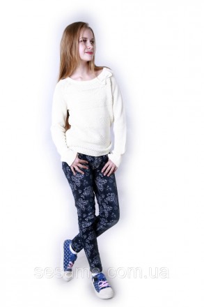 Детский теплый свитер молочный с бантиком для девочки, 0177
Замеры:
Размер: 14 (. . фото 7