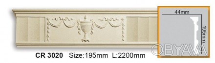 Молдинг полиуретановый с орнаментом Gaudi Decor CR 3020 Производитель: Gaudi Dec. . фото 1