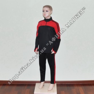 Детский футбольный тренировочный костюм тренировочный Black/Red в Киеве ⚽ Наличи. . фото 10