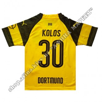 Нанесение фамилии и номера на футбольную форму Боруссия Дортмунд 2019 Home в Кие. . фото 10