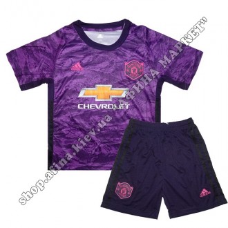 Детская футбольная форма вратаря Манчестер Юнайтед 2019-2020 Adidas Home . Купит. . фото 2
