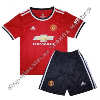 Детская футбольная форма Манчестер Юнайтед 21/22 Adidas домашняя. Купить футболь. . фото 2