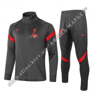 Купить футбольный костюм для мальчика Ливерпуль 2021 Grey Nike в Киеве. ☎Viber 0. . фото 2