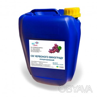 Специализируемся на производстве концентрированного сока из винограда красных со. . фото 1