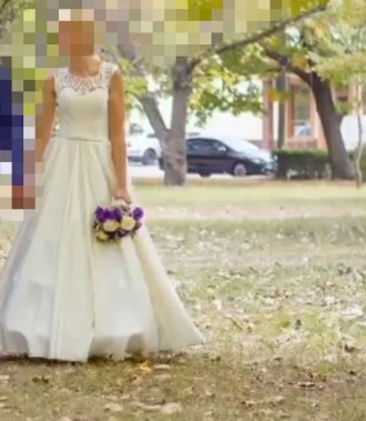 Продам свадебное платье, смотрится очень красиво и нежно, цвет айвори,на рост 17. . фото 5