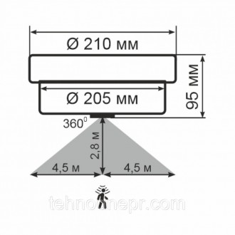 Светильник декоративный настенный ERKA 1102D LED-B
Датчик движения с регуляторам. . фото 3