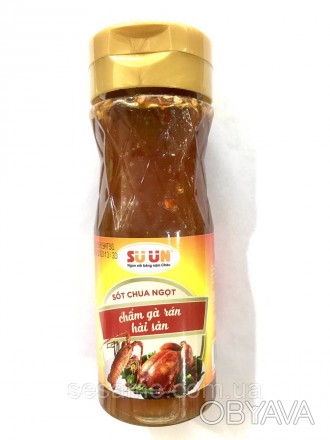 Солодкий соус чилі для ролів,м'яса та морепродуктів Sot chua ngot Suun 350грамм . . фото 1