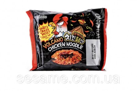Локшина швидкого приготування Вулкано з куркою гостра Volcano Chicken Noodle PALDO 140 г. Харків. фото 1