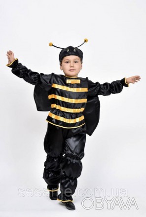 Дитячий карнавальний костюм бджілка або джміль хлопчик . . фото 1