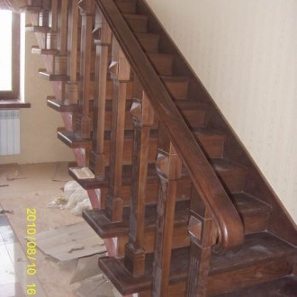 Изготовим лестницы из дерева любой сложности на заказ. 0664806194. . фото 13