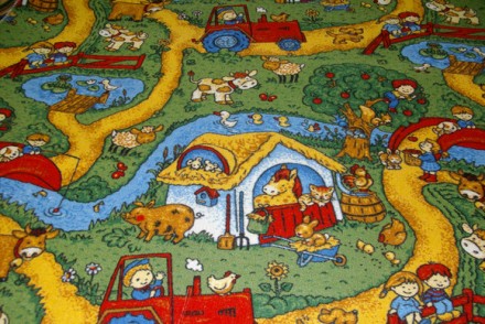 Ковролін з дитячим малюнком Напов №22 4, 1.5. Васильков. фото 1