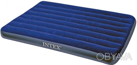 Полутороспальный надувной матрас Intex 137x191x22 см Представленная модель являе. . фото 1