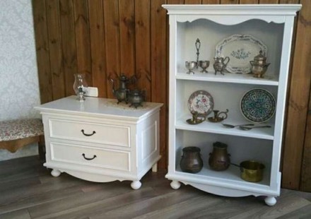 Предлагаем белую мебель Прованс от украинского производителя.

Цена указана за. . фото 3