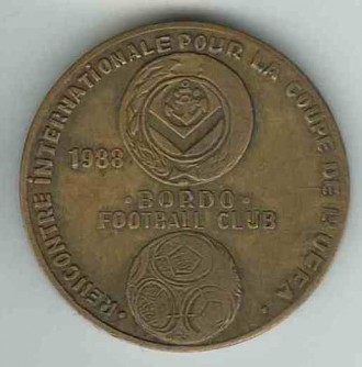Медаль, Спорт, Футбол, УЕФА, Футбольный Клуб, Днепр, 1988 год, Международная Вст. . фото 5