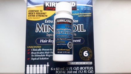 Minoxidil Kirkland 5% (Киркланд миноксидил 5%) флакон 60мл. 
Срок годности: 02/. . фото 2