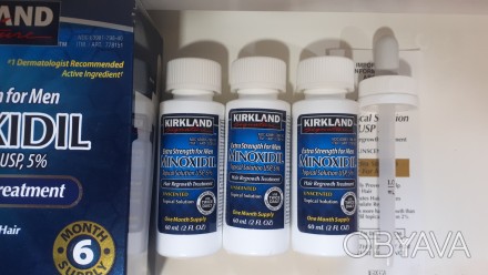 Minoxidil Kirkland 5% (Киркланд миноксидил 5%)

КОМПЛЕКТ: 3 флакона по 60мл. п. . фото 1