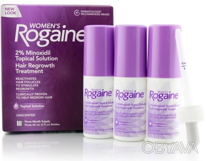 Регейн (Rogaine) 2% миноксидил - средство от облысения. Оказывает стимулирующее . . фото 1