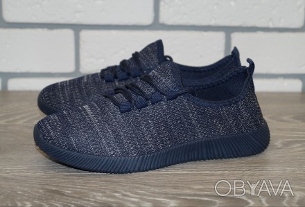 Женские синие кроссовки, размеры: 36-41