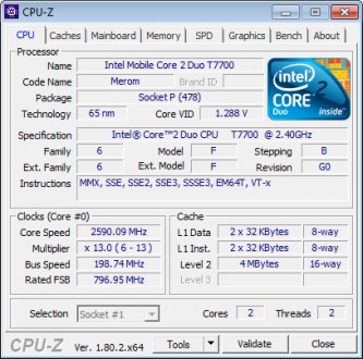 Двухъядерный процессор для ноутбуков.

Intel Core 2 Duo T7700

Тактовая част. . фото 3