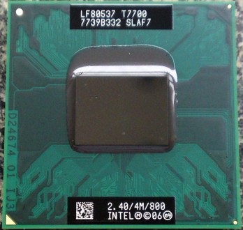 Двухъядерный процессор для ноутбуков.

Intel Core 2 Duo T7700

Тактовая част. . фото 2