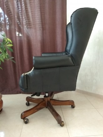 Продам офісне крісло для керівника в шикарному стані. Повністю натуральна шкіра:. . фото 7