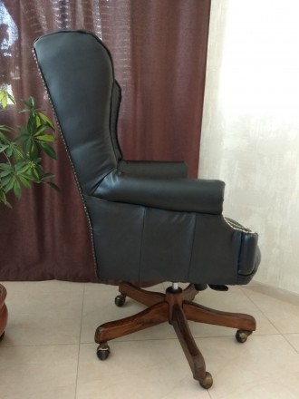 Продам офісне крісло для керівника в шикарному стані. Повністю натуральна шкіра:. . фото 9