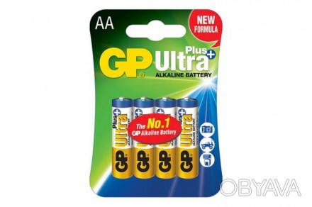 
Батарейки GP 15AUP LR06 Ultra Plus Alkaline C4 4шт. Детальніше тут: https://bab. . фото 1