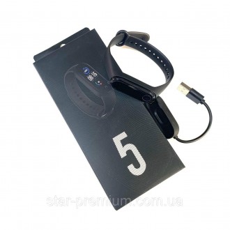 Фітнес браслет М5 чорні
Особливості: 1,1-дюймовий сенсорний кольоровий екран Мо. . фото 5