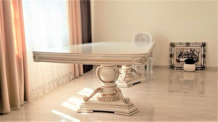 Предлагаем шикарный круглый раскладной стол Шарм из массива дуба от украинского . . фото 5