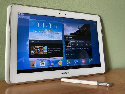 Продам планшет Samsung Galaxy Note N8000, 16GB в среднем состоянии (6/10) белого. . фото 3