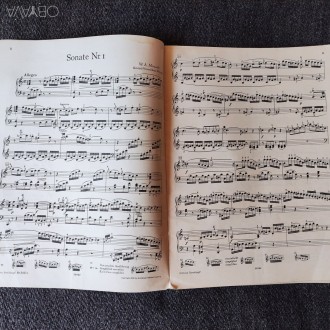 Mozart klaviersonaten Robert Teichmuller.Edition Breitkpf.Nr.5425a.125стр.Состоя. . фото 5