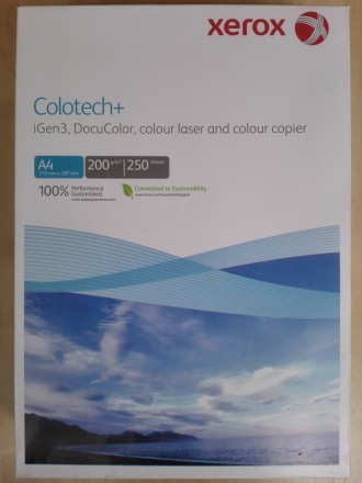 Папір XEROX A4 COLOTECH+ iGen3 200g/m2 250 аркушів. Киев. фото 1 Папір XEROX A4 COLOTECH+ iGen3 200g/m2 250 аркушів. Киев. фото 1
