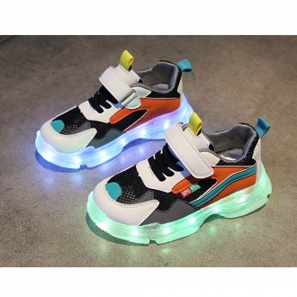 Спортивная обувь ( в комплекте идет USB зарядка для LED-подсветки) для ваших дет. . фото 11