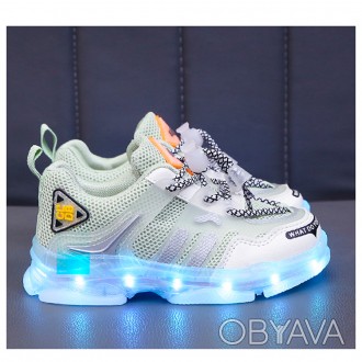 Спортивная обувь ( в комплекте идет USB зарядка для LED-подсветки) для ваших дет. . фото 1