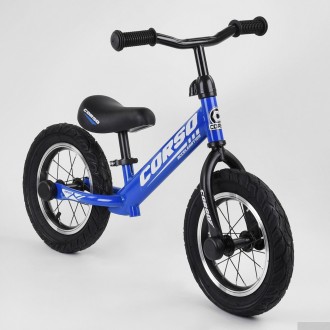 Беговел CORSO стальная рама алюминиевые диски надувные колеса 12' Black-Blue (. Львов. фото 1 Беговел CORSO стальная рама алюминиевые диски надувные колеса 12' Black-Blue (. Львов. фото 1