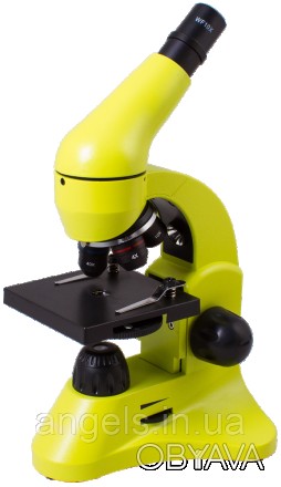 Яркий современный микроскоп Levenhuk Rainbow 50L Lime\Лайм станет отличным подар. . фото 1
