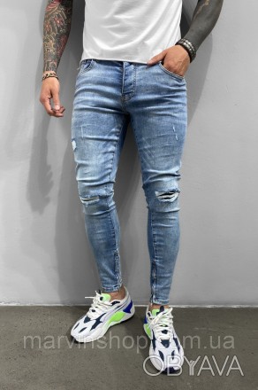 
Джинсы мужские Jeans синие деми молодёжные зауженные Турция Denim
Молодежные уз. . фото 1