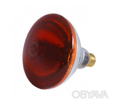 Лампа инфракрасная Tehnomur PAR38 цвет стекла оранжевый 250 ВтИнфракрасная лампа. . фото 1