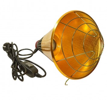 Рефлектор для инфракрасной лампы (абажур) Tehnomur S1021 цвет бронзовыйРефлектор. . фото 3