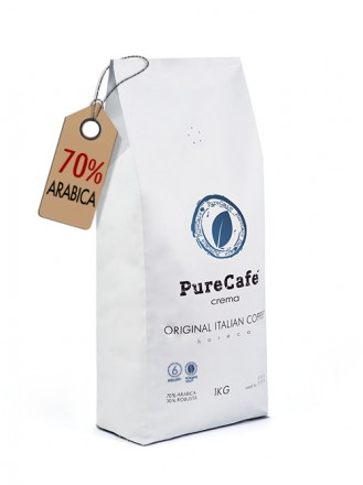 Кофе PureCafe Crema, зерно 70% Арабики/30% Робусты, Италия, 1кг. Чернигов. фото 1 Кофе PureCafe Crema, зерно 70% Арабики/30% Робусты, Италия, 1кг. Чернигов. фото 1